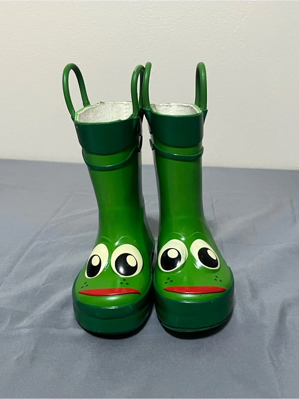 Western Chief Kids Rain Boots Sz 5 Green Froggie